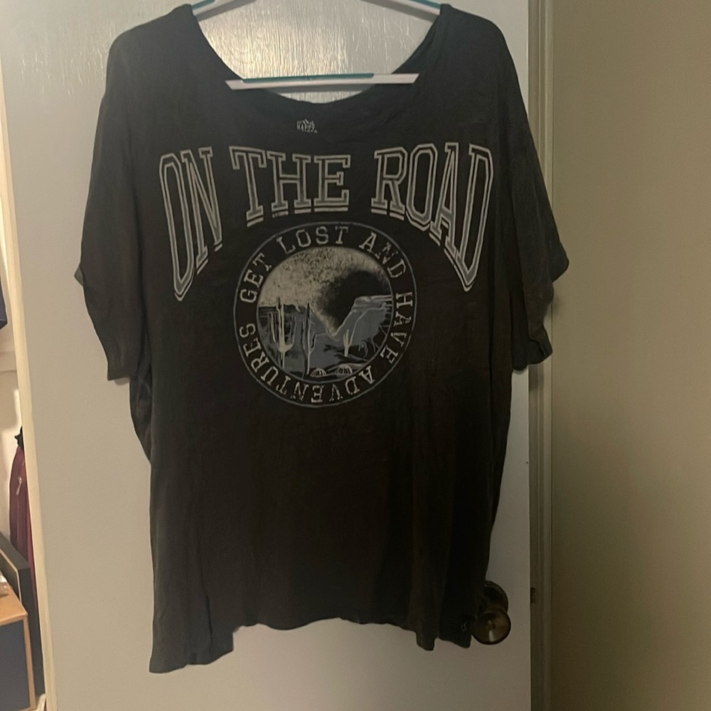 Happy Camper Wide-Neck Tee